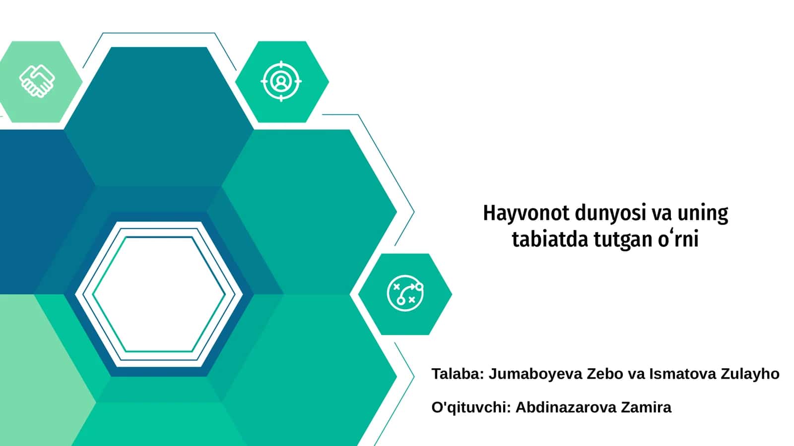 Hayvonot dunyosi va uning tabiatda tutgan oʻrni 1