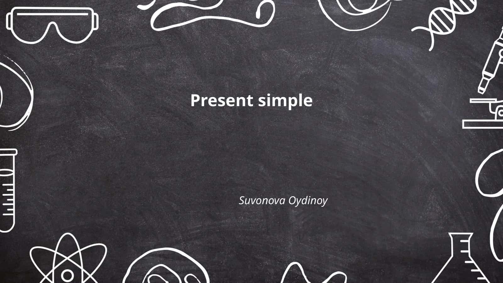 Present simple 1