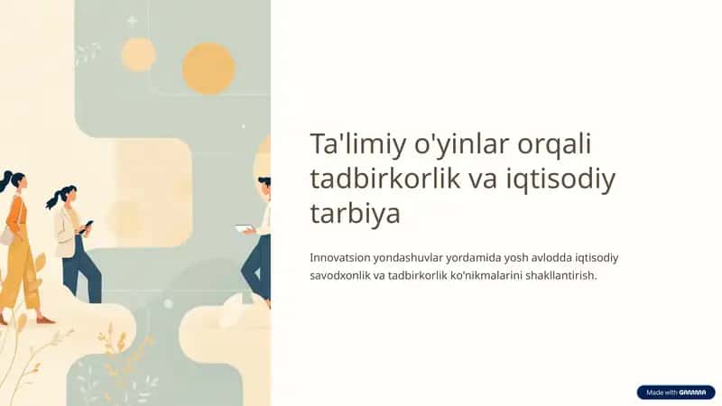 Ta'limiy o'yinlar 1