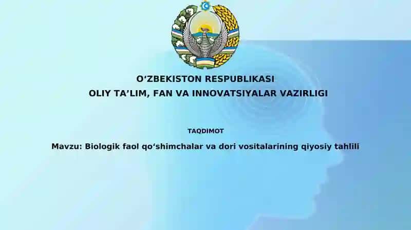 Biologik faol qo'shimchalar