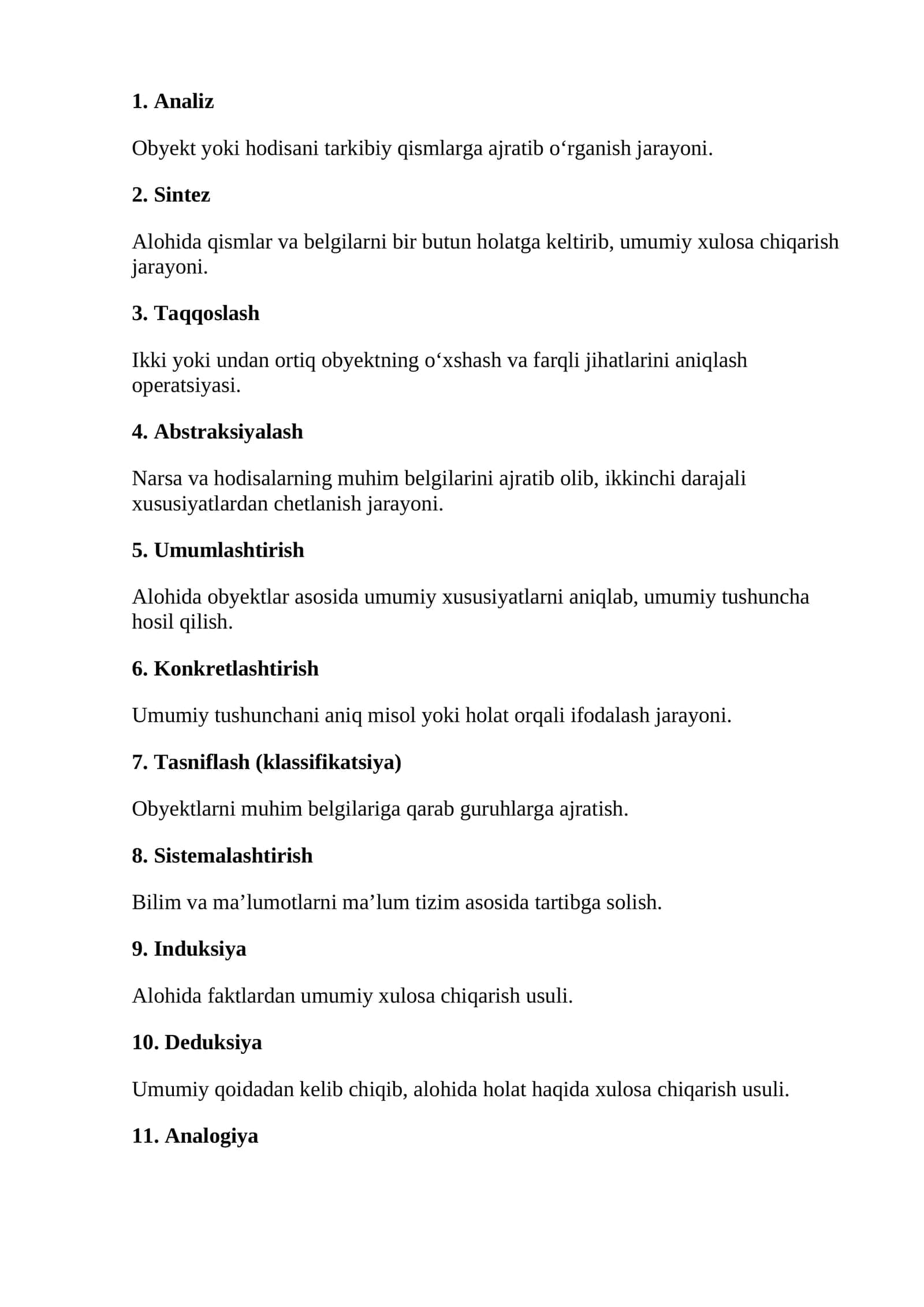 Abstraksiyalash 1