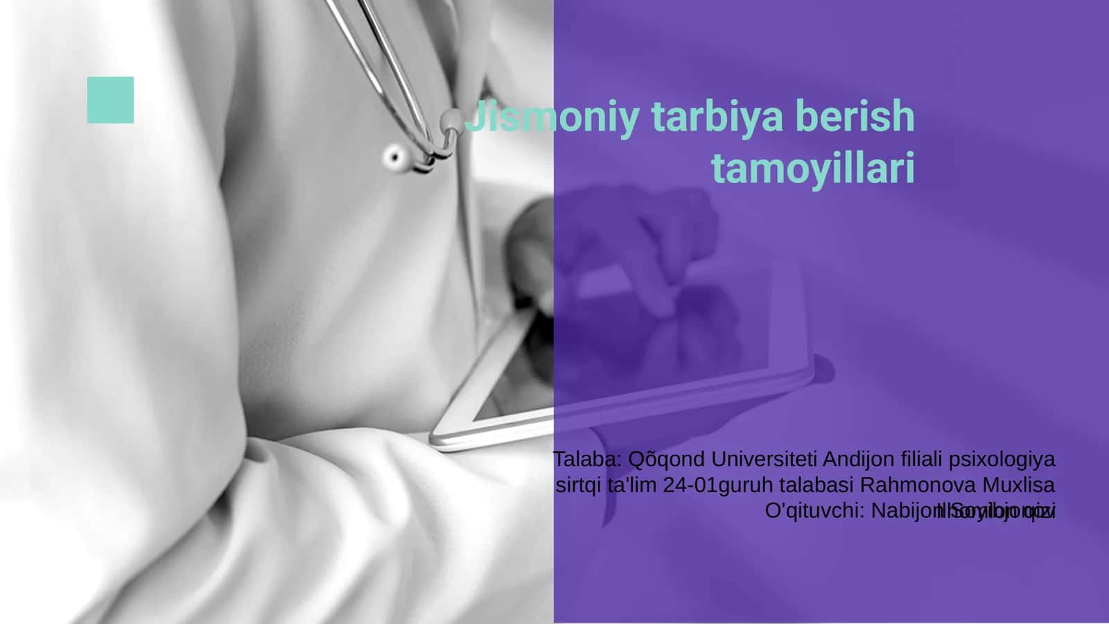 Jismoniy tarbiya berish tamoyillari 1