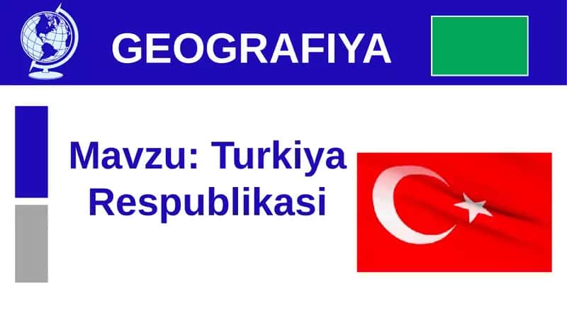 Turkiya Respublikasi 1