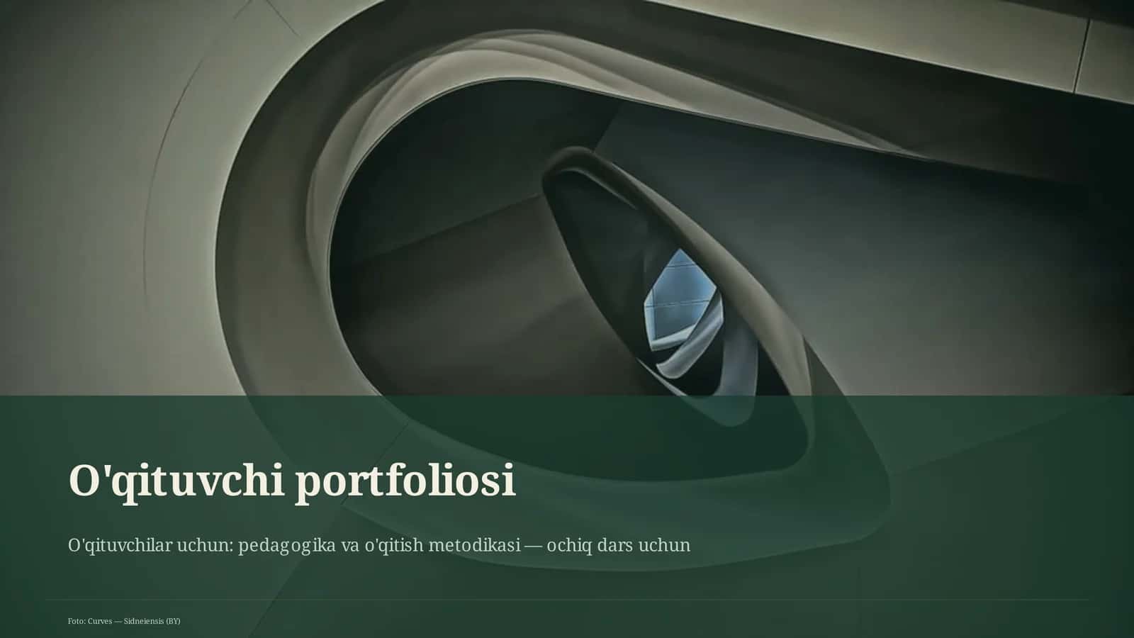 O'qituvchi portfoliosi 1
