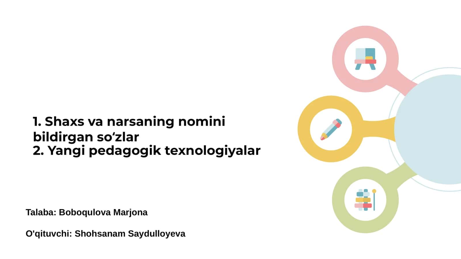 Yangi pedagogik texnologiyalar 1