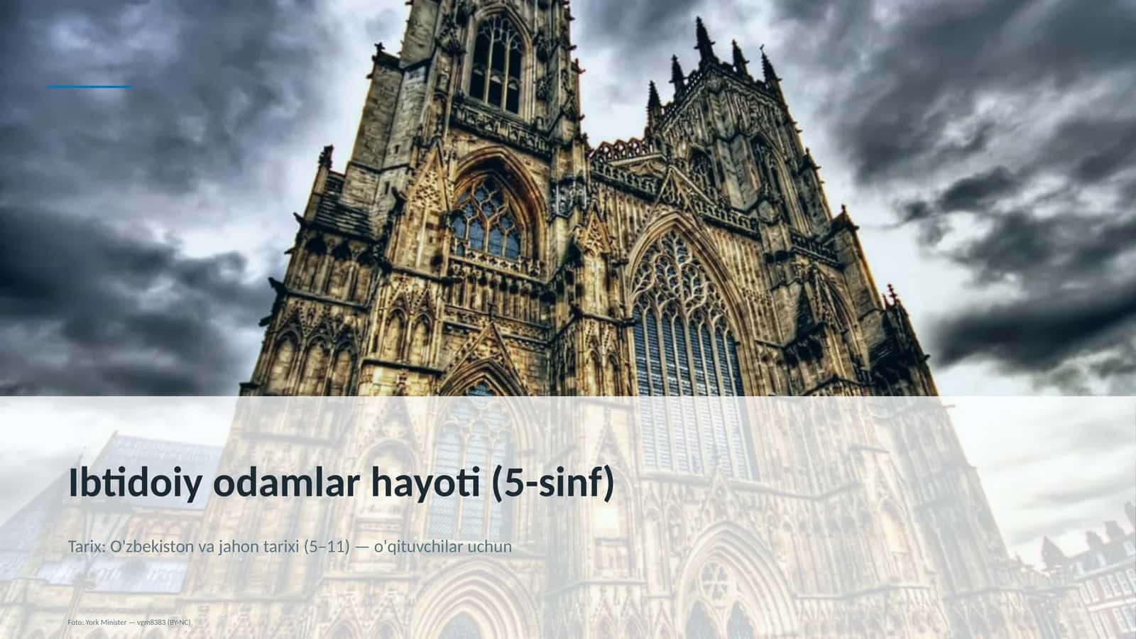 Ibtidoiy odamlar hayoti (5-sinf) 1