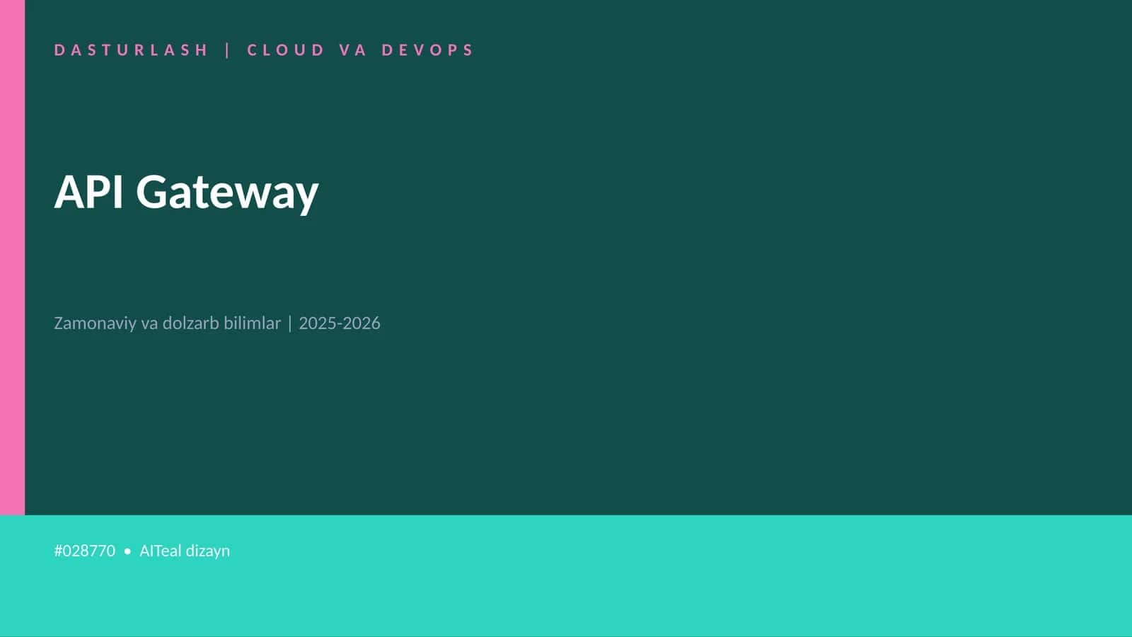 API Gateway 1