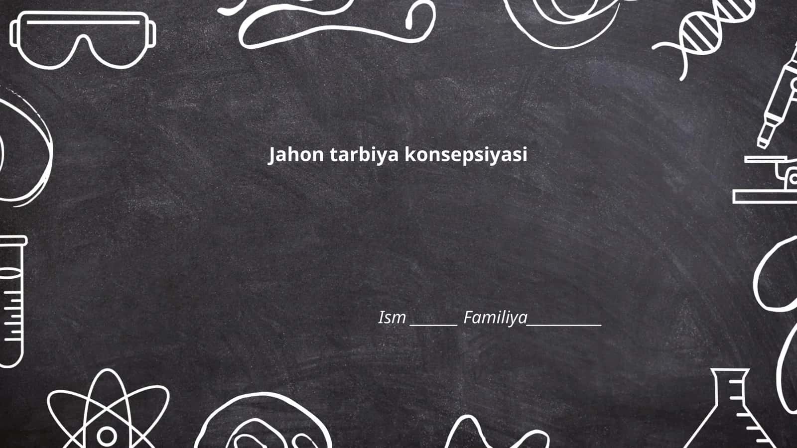 Jahon tarbiya konsepsiyasi 1