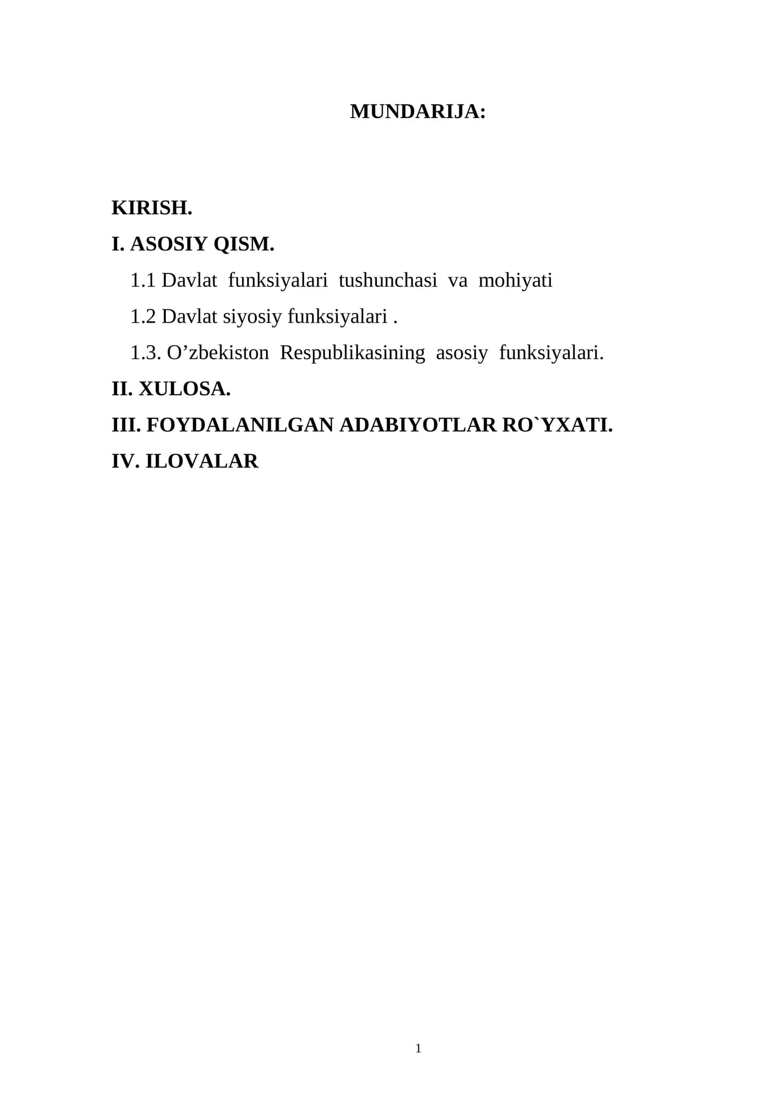 Davlatchilik tarixi 1