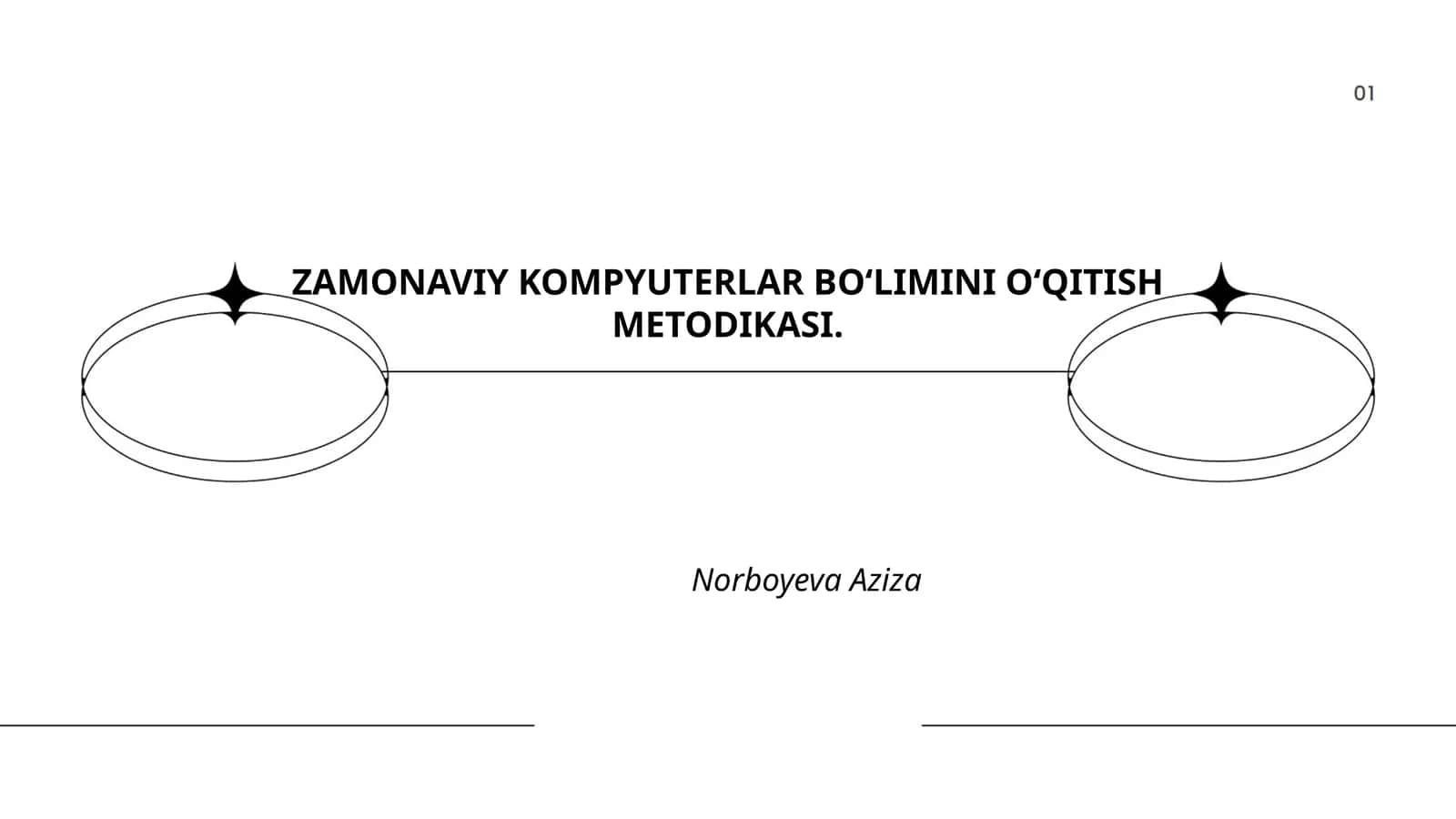 ZAMONAVIY KOMPYUTERLAR BO‘LIMINI O‘QITISH METODIKASI 1