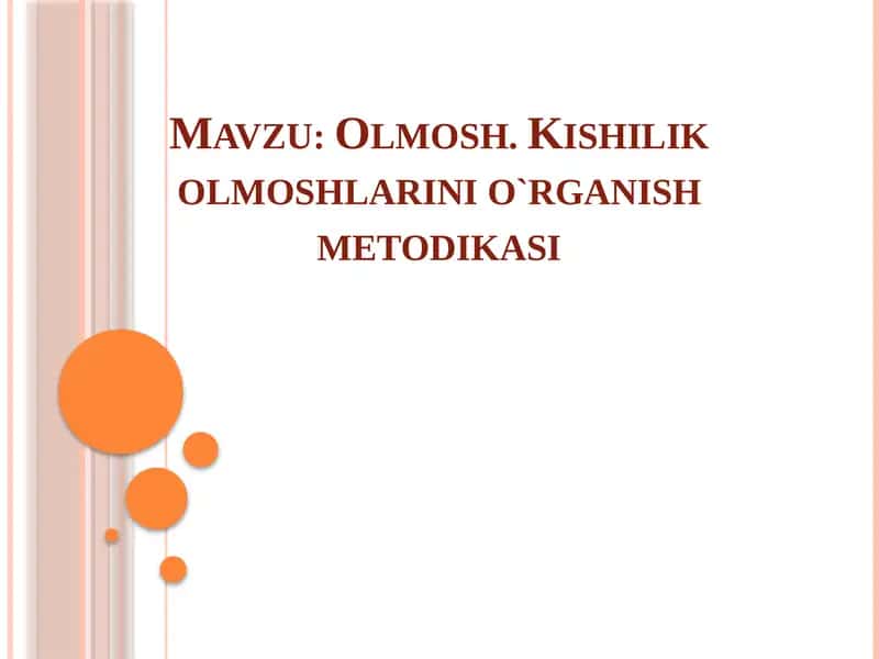 Olmosh.Kishilikolmoshlarinio`rganishmetodikasi 1