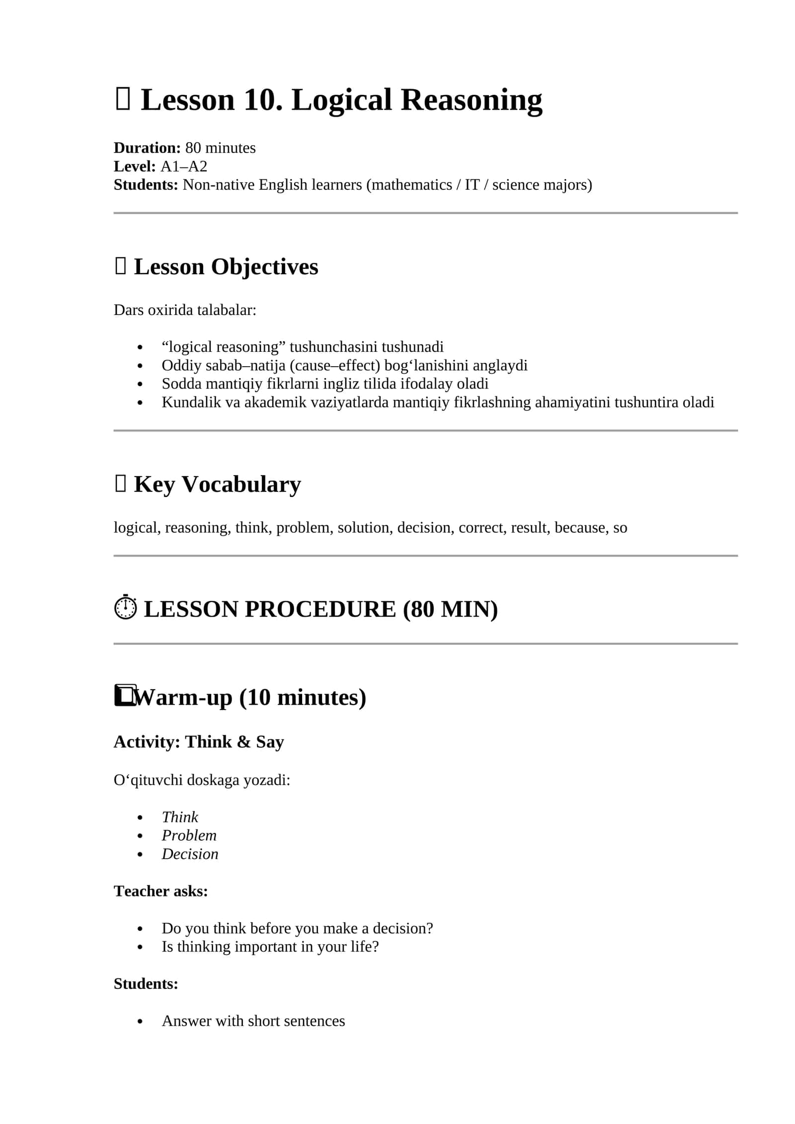 Logical Reasoning 1