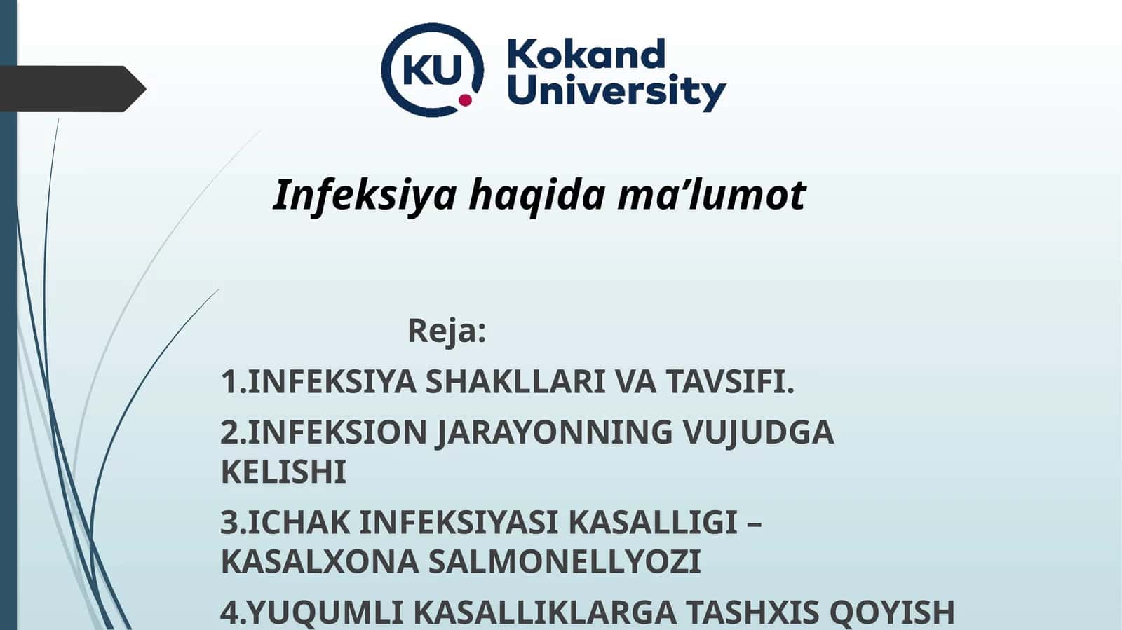 Ichak infeksiyasi kasalligi – kasalxona salmonellyozi 1