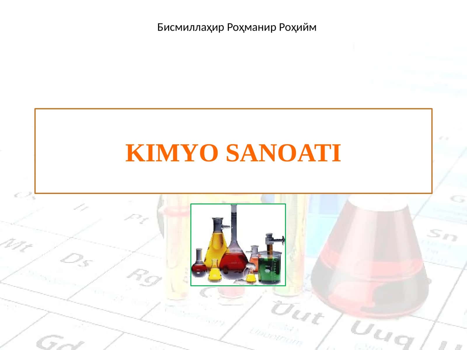 Kimyosanoati 1