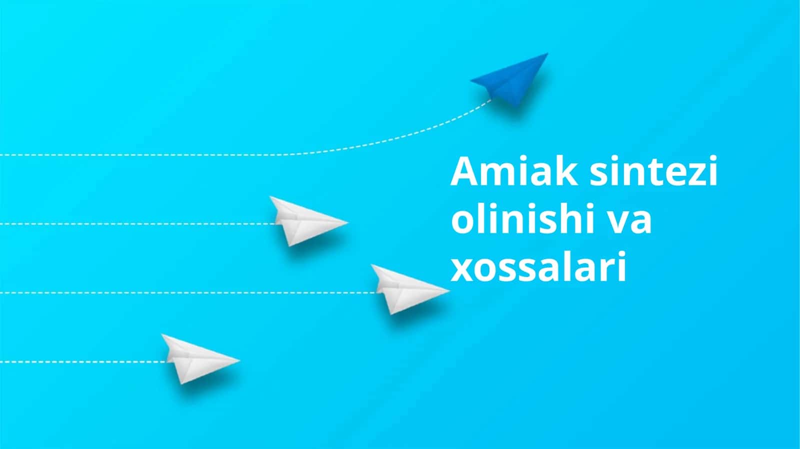Amiak sintezi olinishi va xossalari 1
