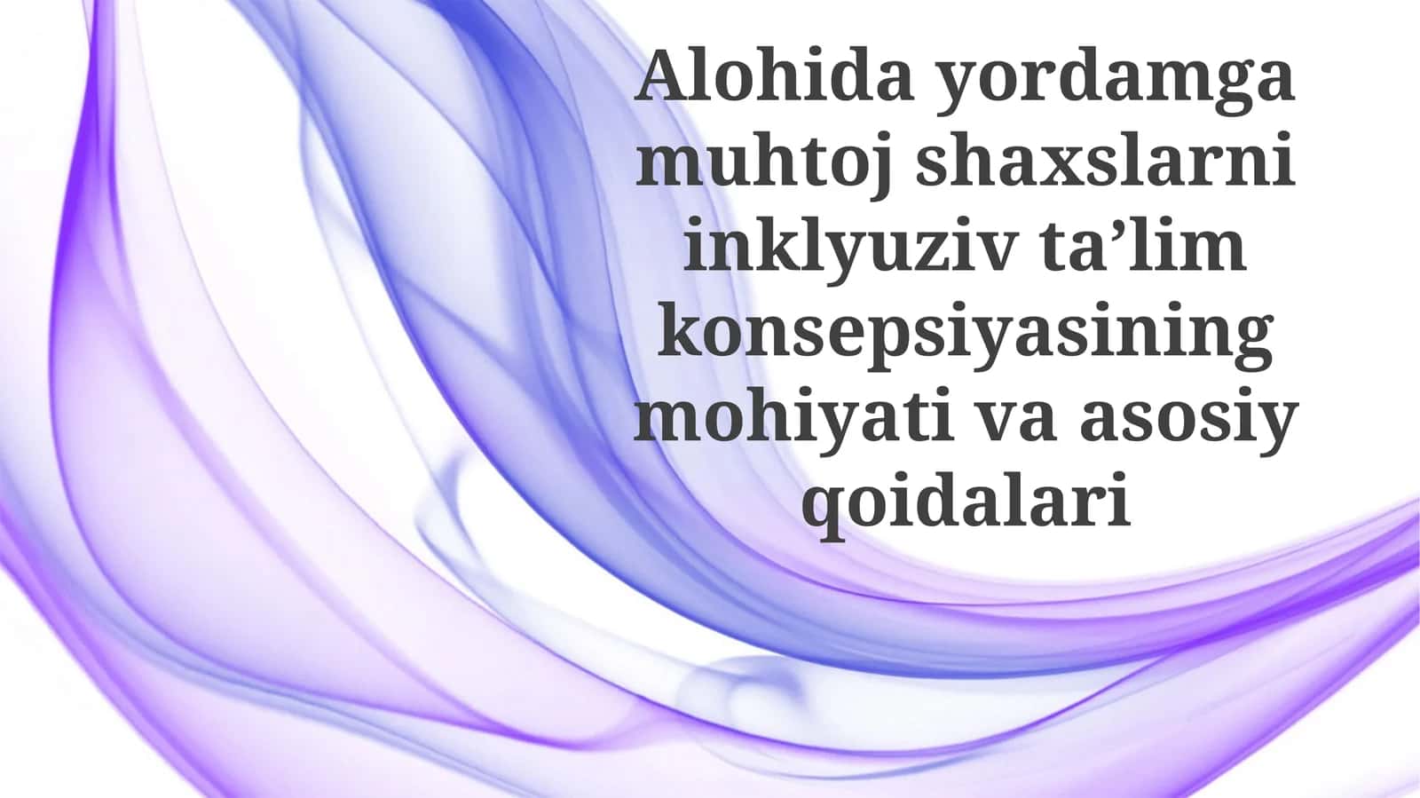 Inklyuziv Ta'lim 1