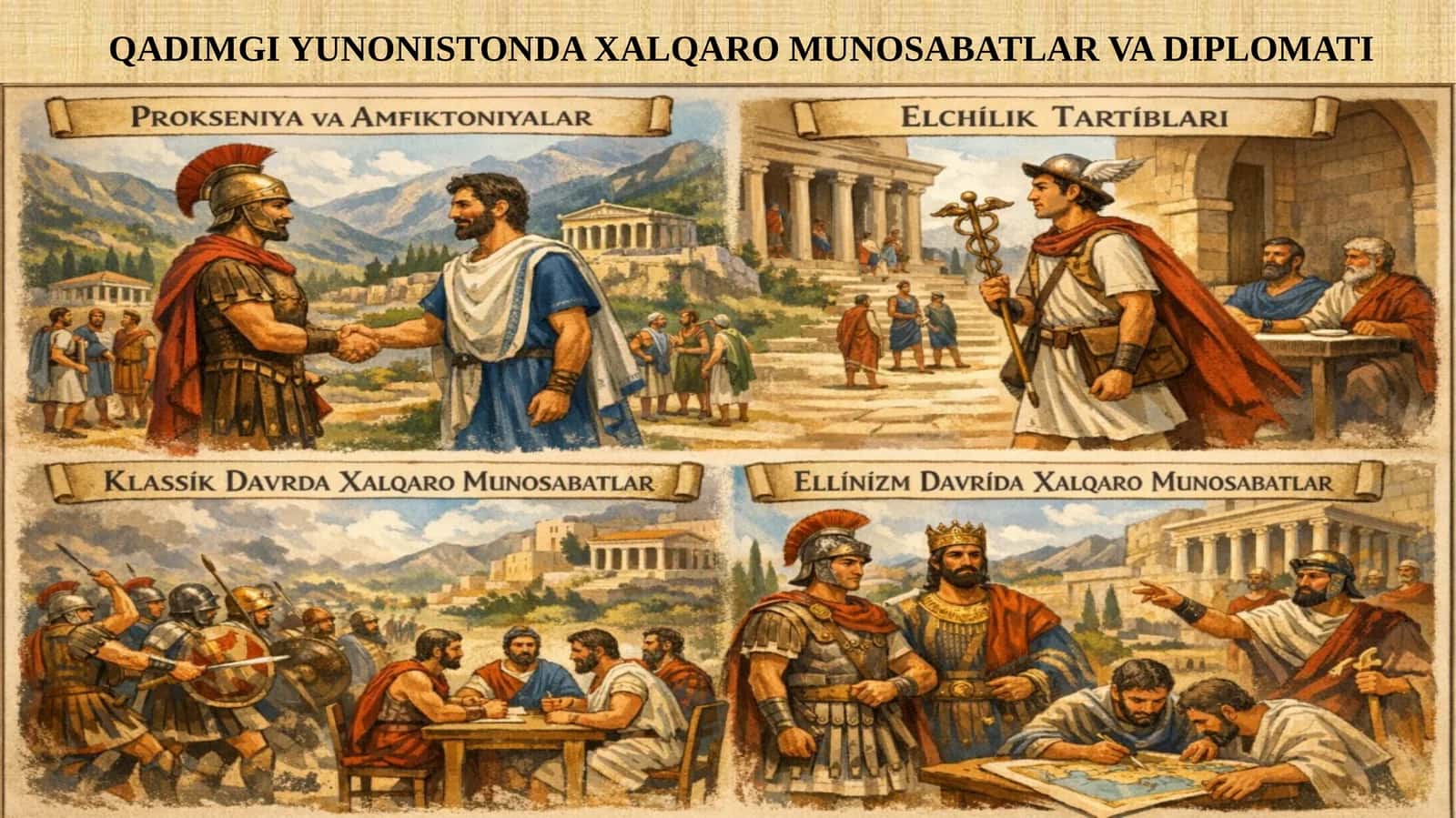 Qadimgi Yunonistonda xalqaro munosabatlar va diplomatiya 1