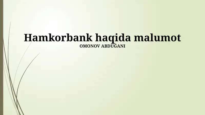 Hamkorbank 1