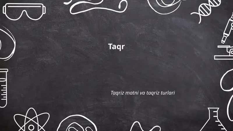 Taqr tushunchasi va taʼrifi 1
