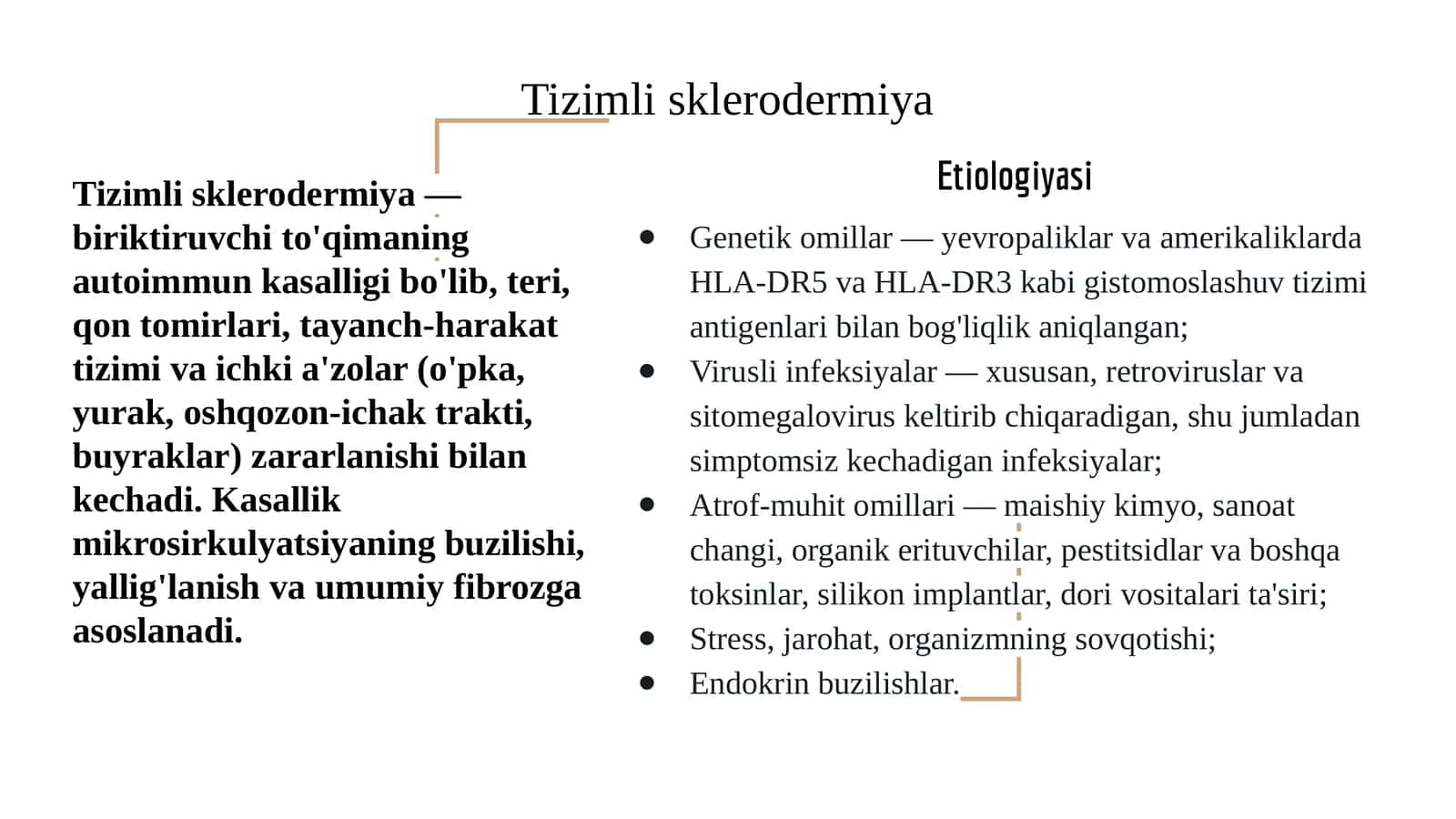 Tizimli sklerodermiya (1-variant) 1