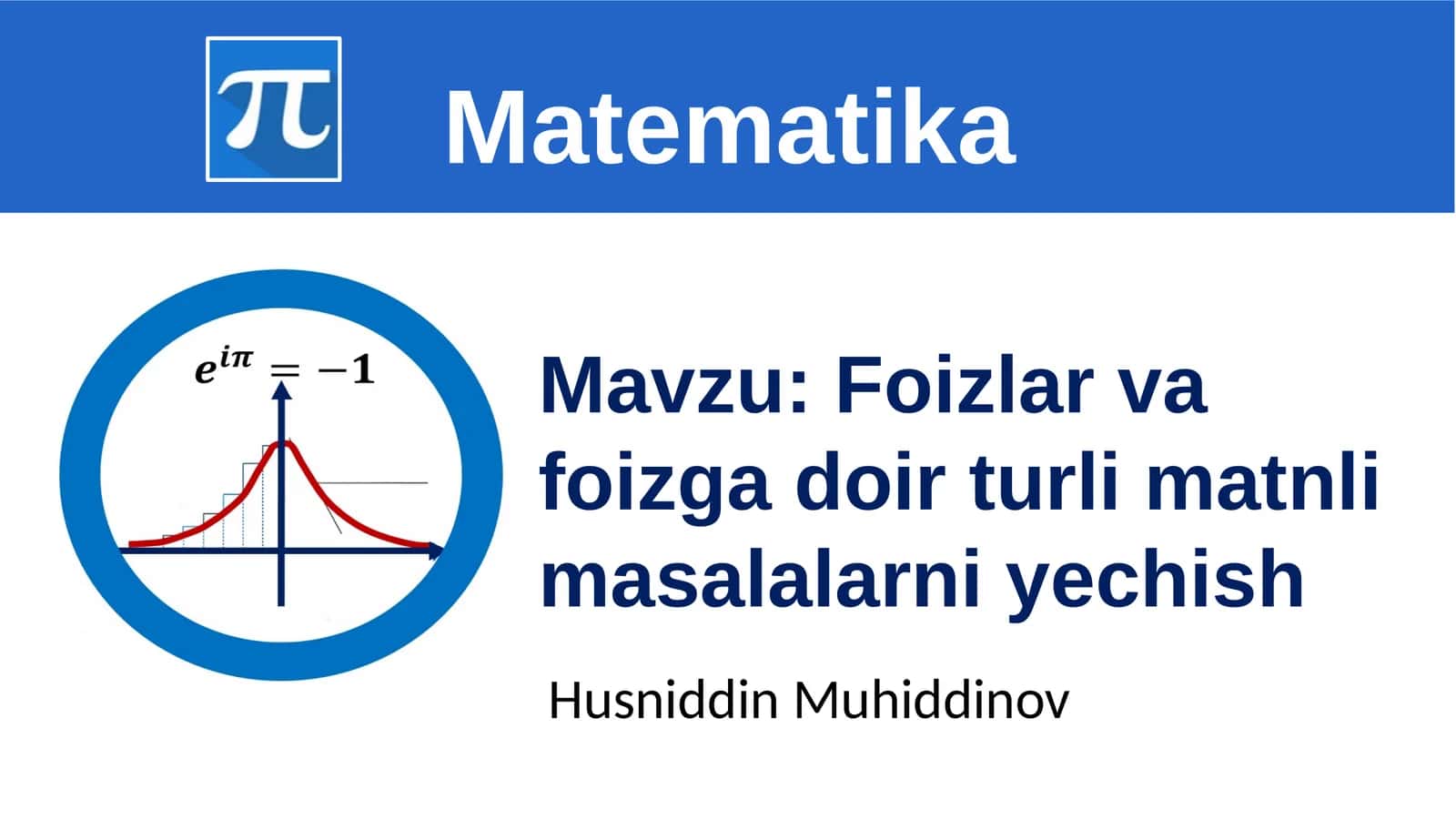 Matematika 1