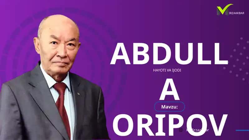 Abdulla Oripov hayoti va ijodi 1