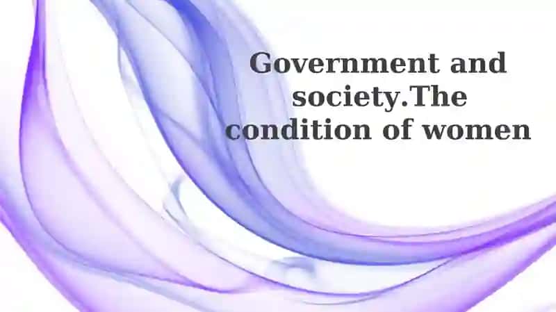 Women's Status and Legal Rights