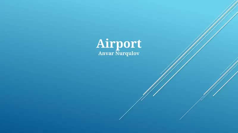 Aviatsiya sanoati va aeroportlarning kelajagi 1