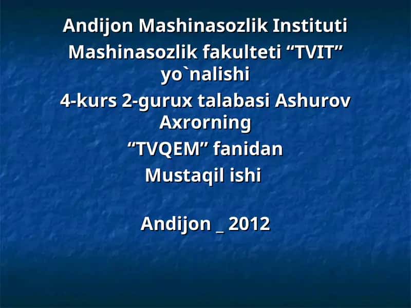 Lasetti avtomobilida qo’llaniladigan eksplutatsion materiallar 1
