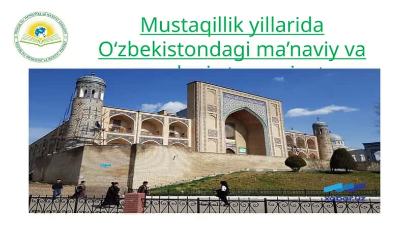 O‘zbekistondagi ma’naviy va madaniy taraqqiyot 1