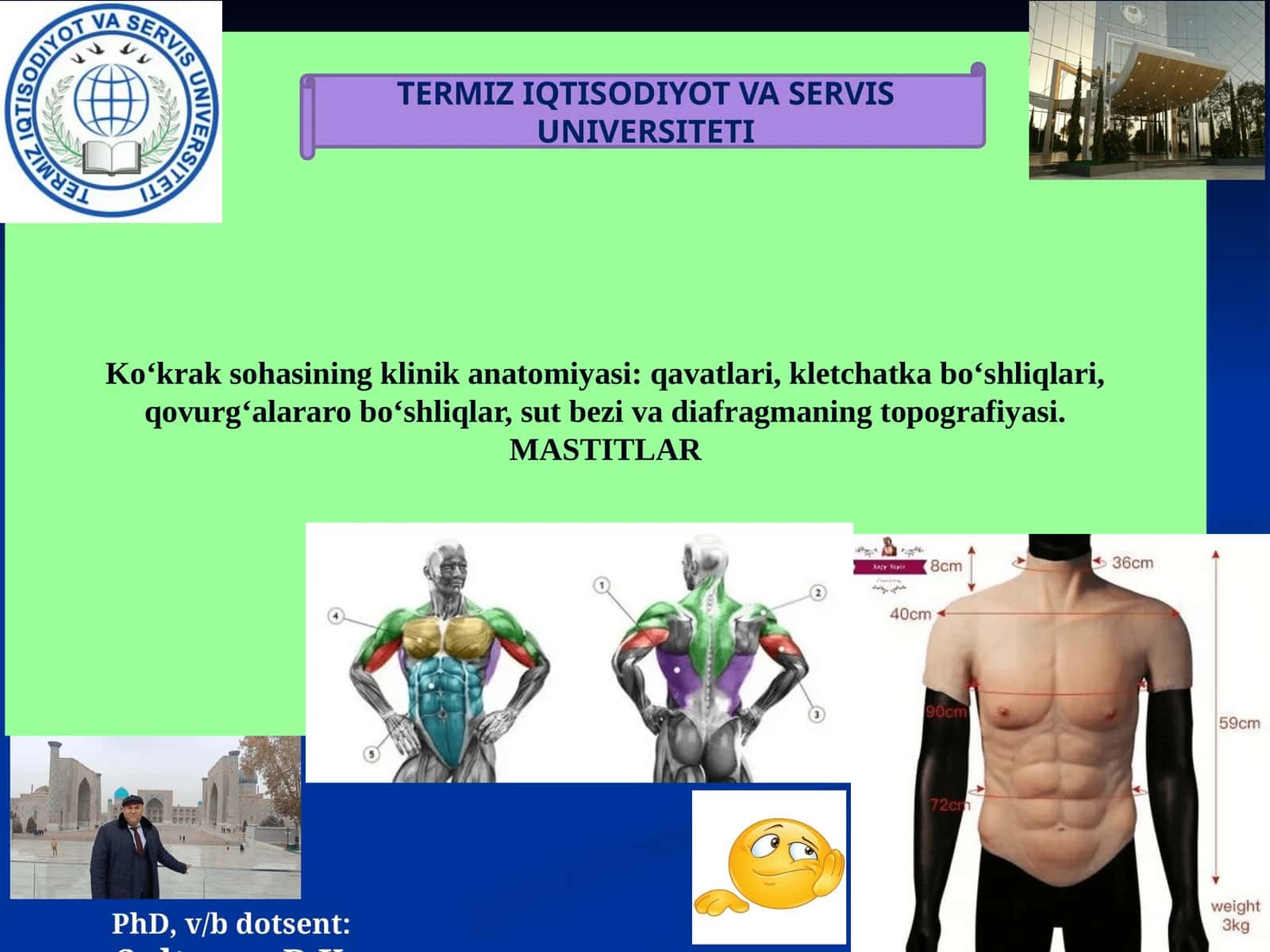 Ko‘krak sohasining klinik anatomiyasi 1