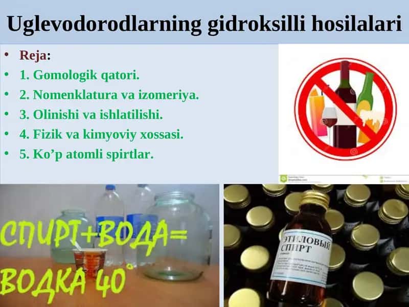 Ko’p atomli spirtlar 1