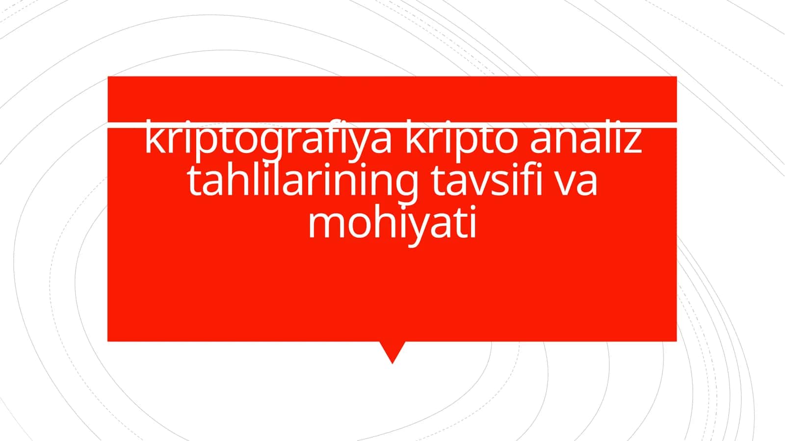 Kriptografiya 1