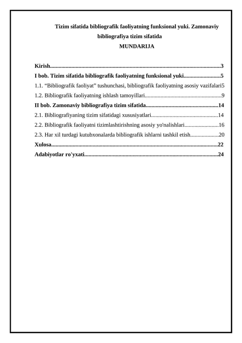 Zamonaviy bibliografiya tizim sifatida 1