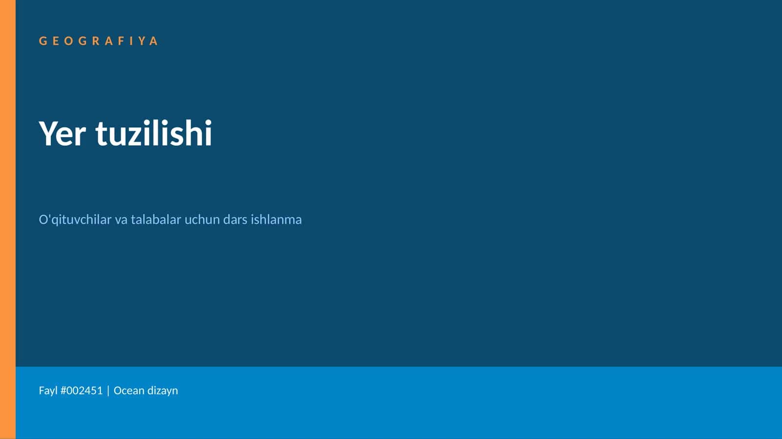 Yer tuzilishi 1