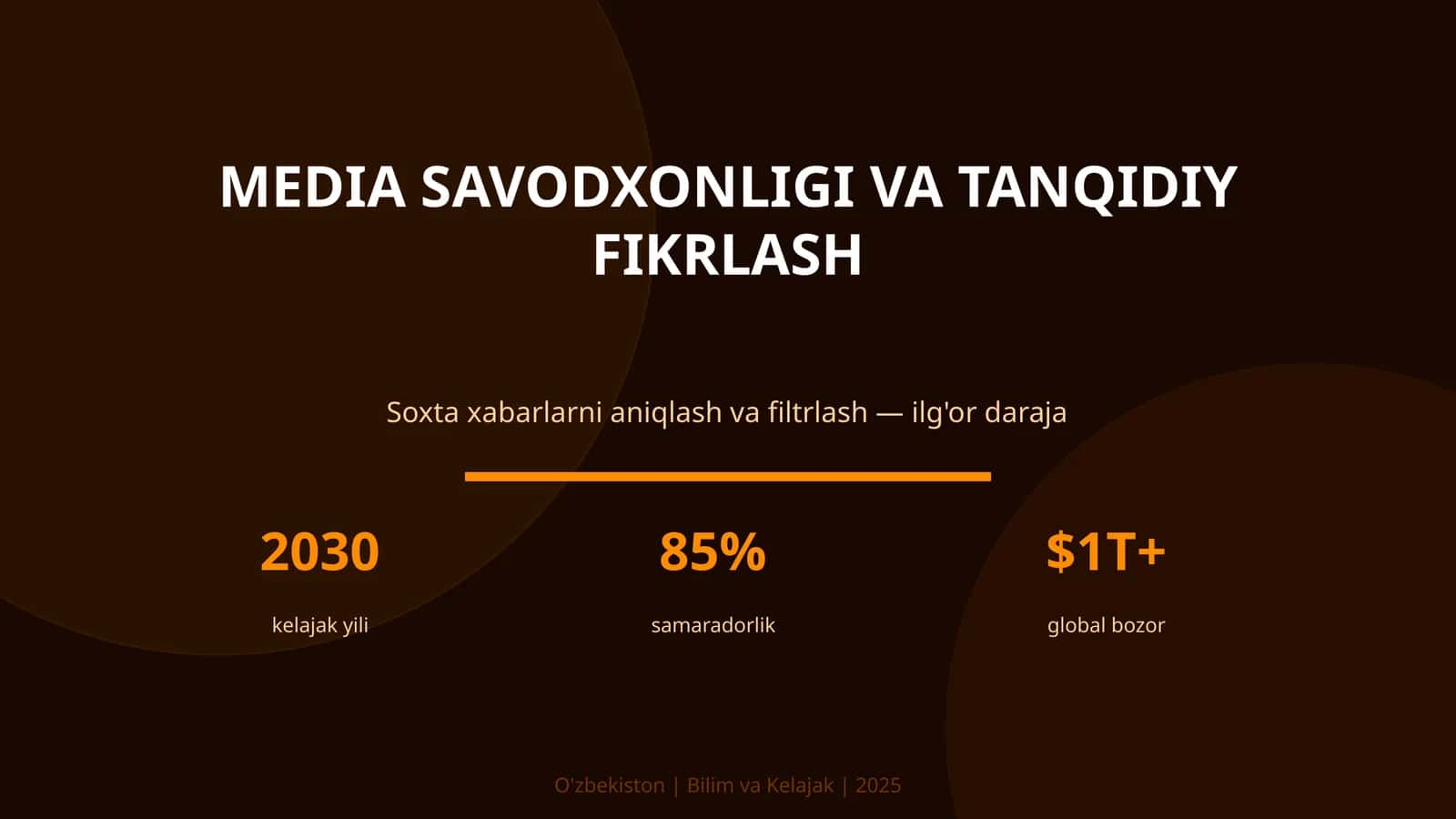 MEDIA SAVODXONLIGI VA TANQIDIY FIKRLASH 1