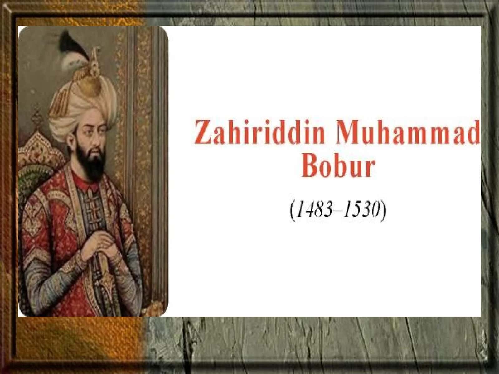Bobur haqida 1