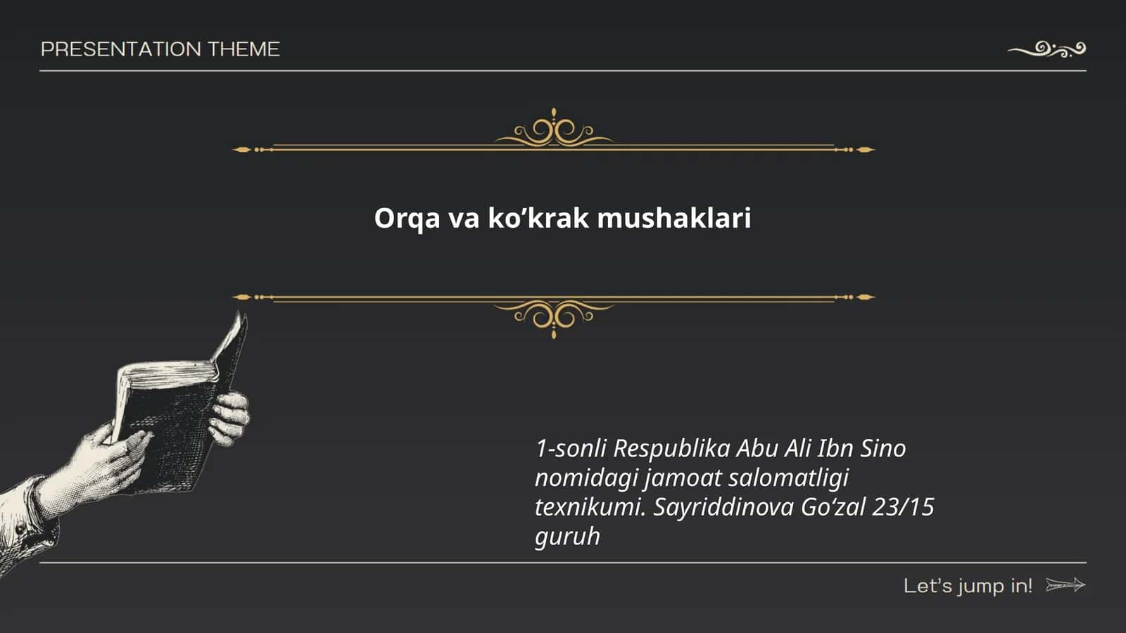 Orqa va koʼkrak mushaklari 1