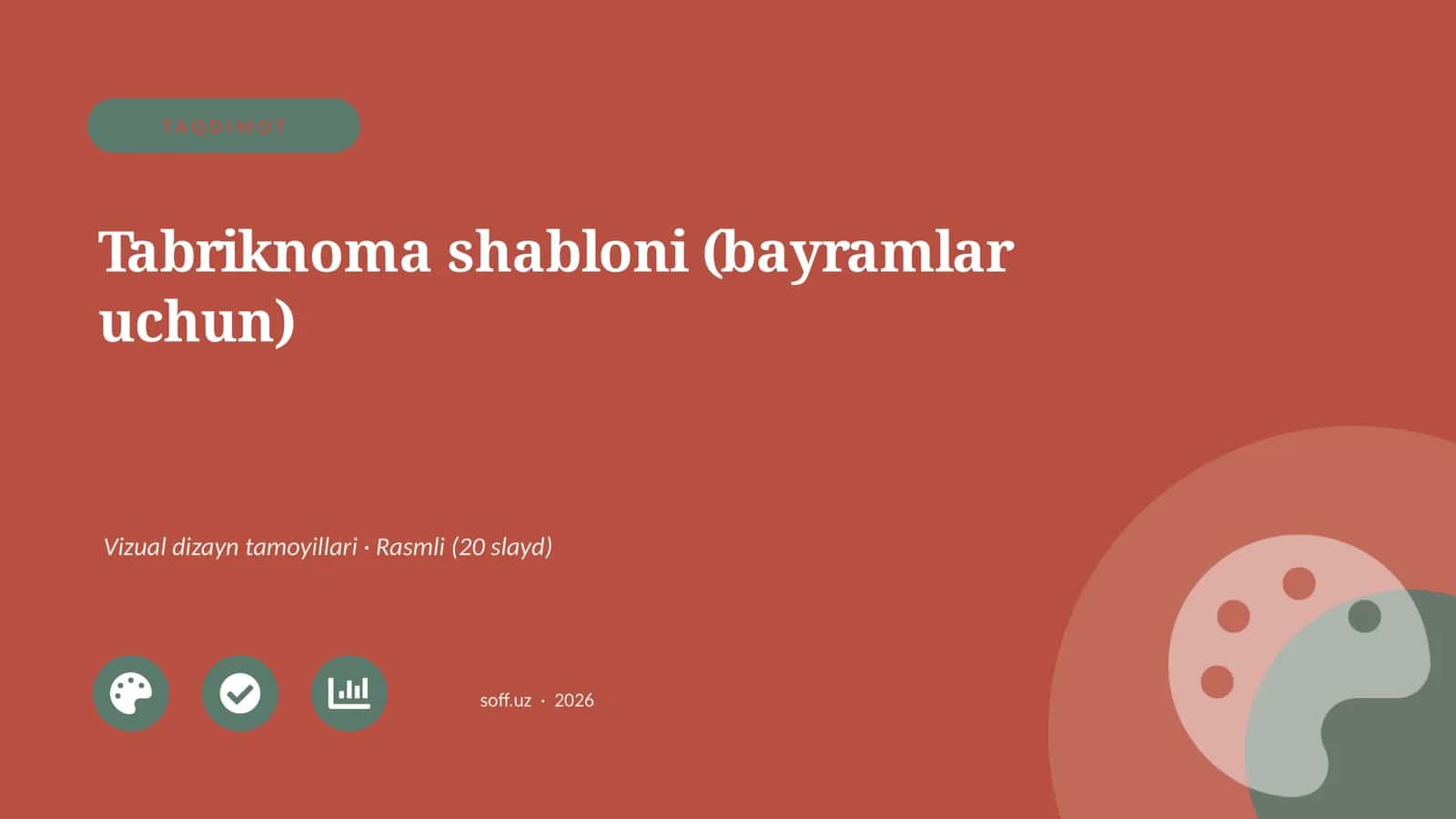 Tabriknoma shabloni (bayramlar uchun) 1