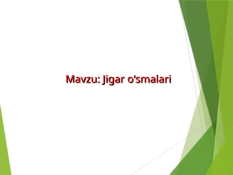 Jigaroʻsmalari 1