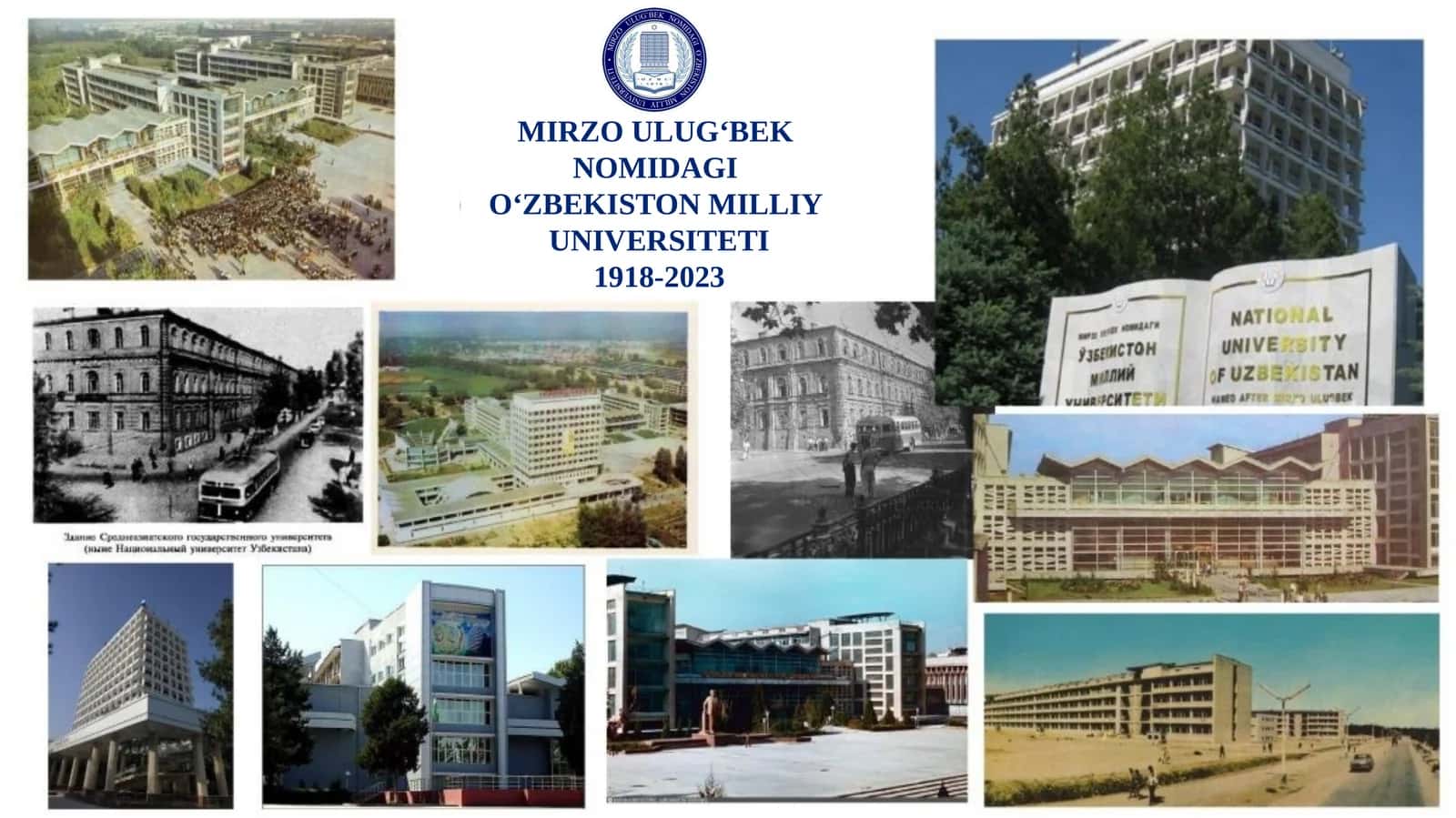 MIRZO ULUG‘BEK NOMIDAGI O‘ZBEKISTON MILLIY UNIVERSITETI 1918-2023 1