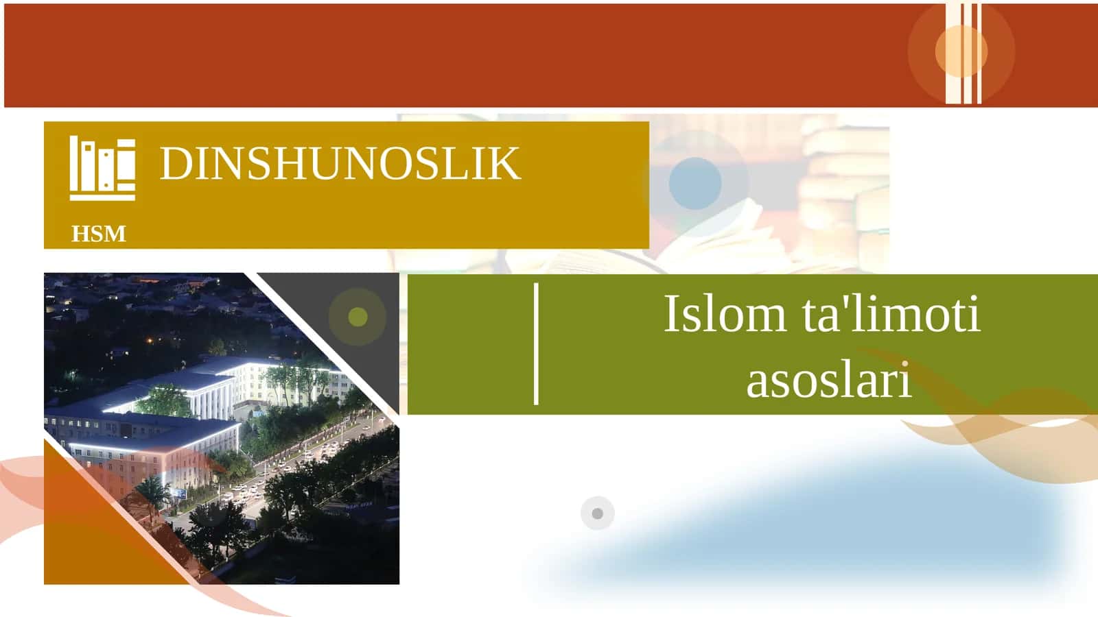 Islomta'limoti asoslari 1