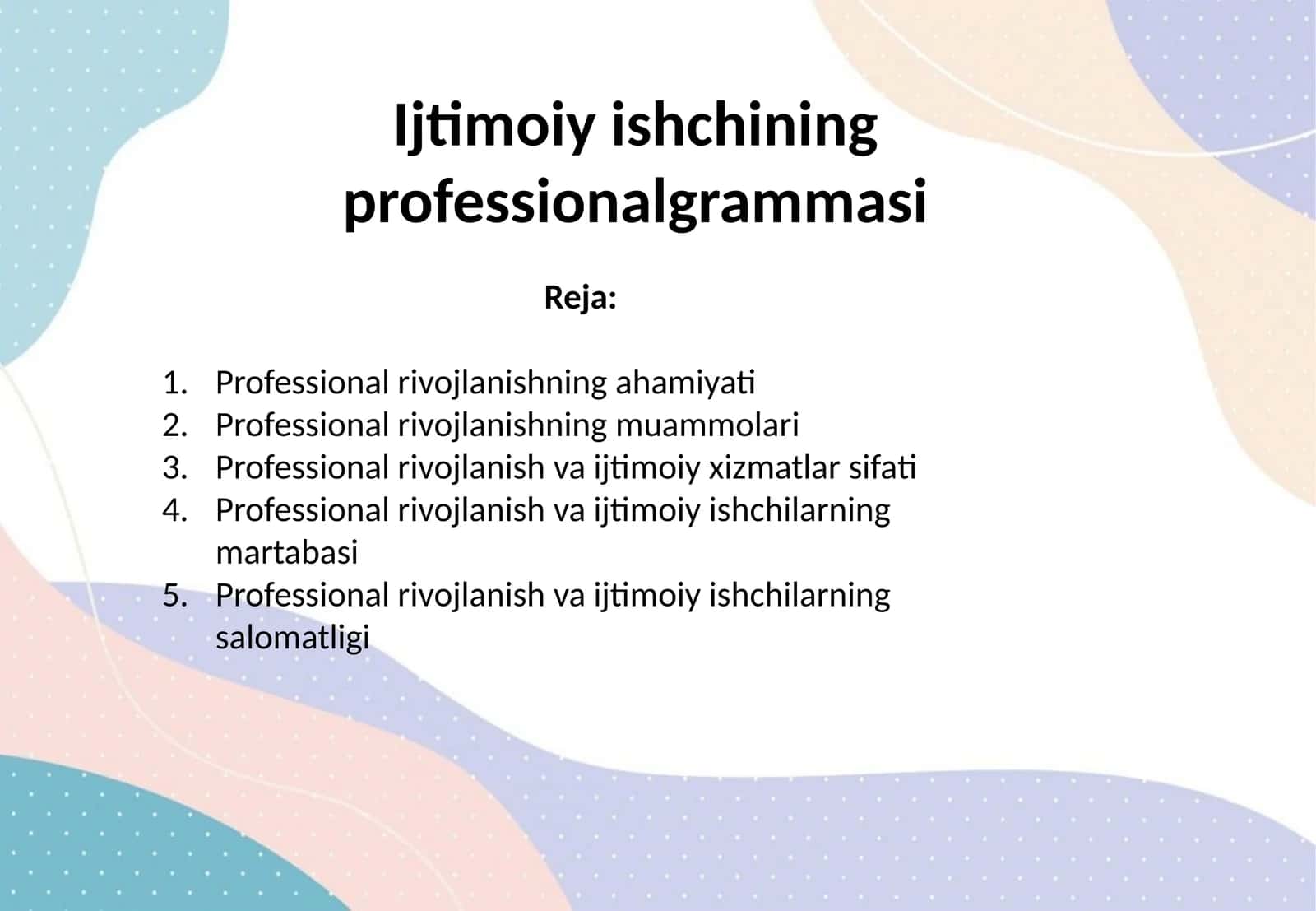 Ijtimoiy ishchining professionalgrammasi 1