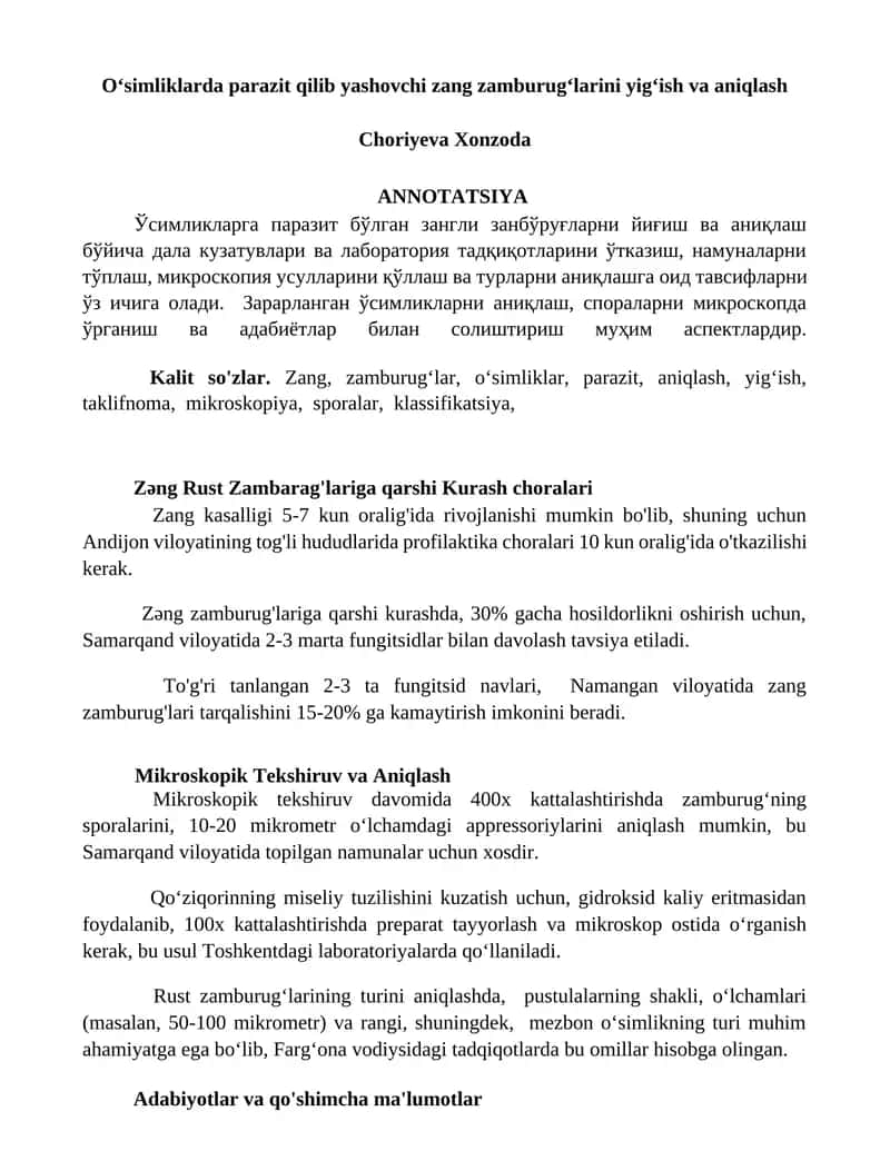 Zang Zamburugʻlari 1