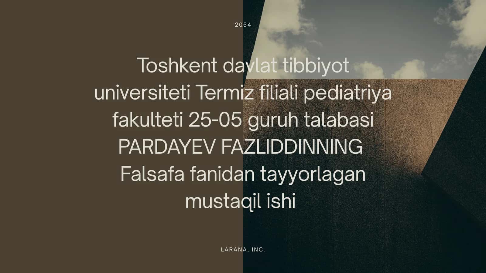 Alvin Tofflerning "Uchinchi To'lqin" konsepsiyasi 1