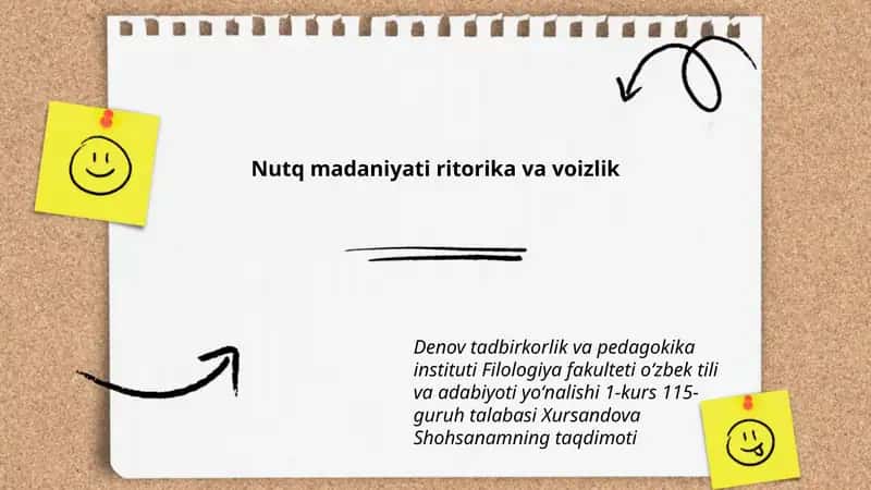 Nutq madaniyati ritorika va voizlik 1