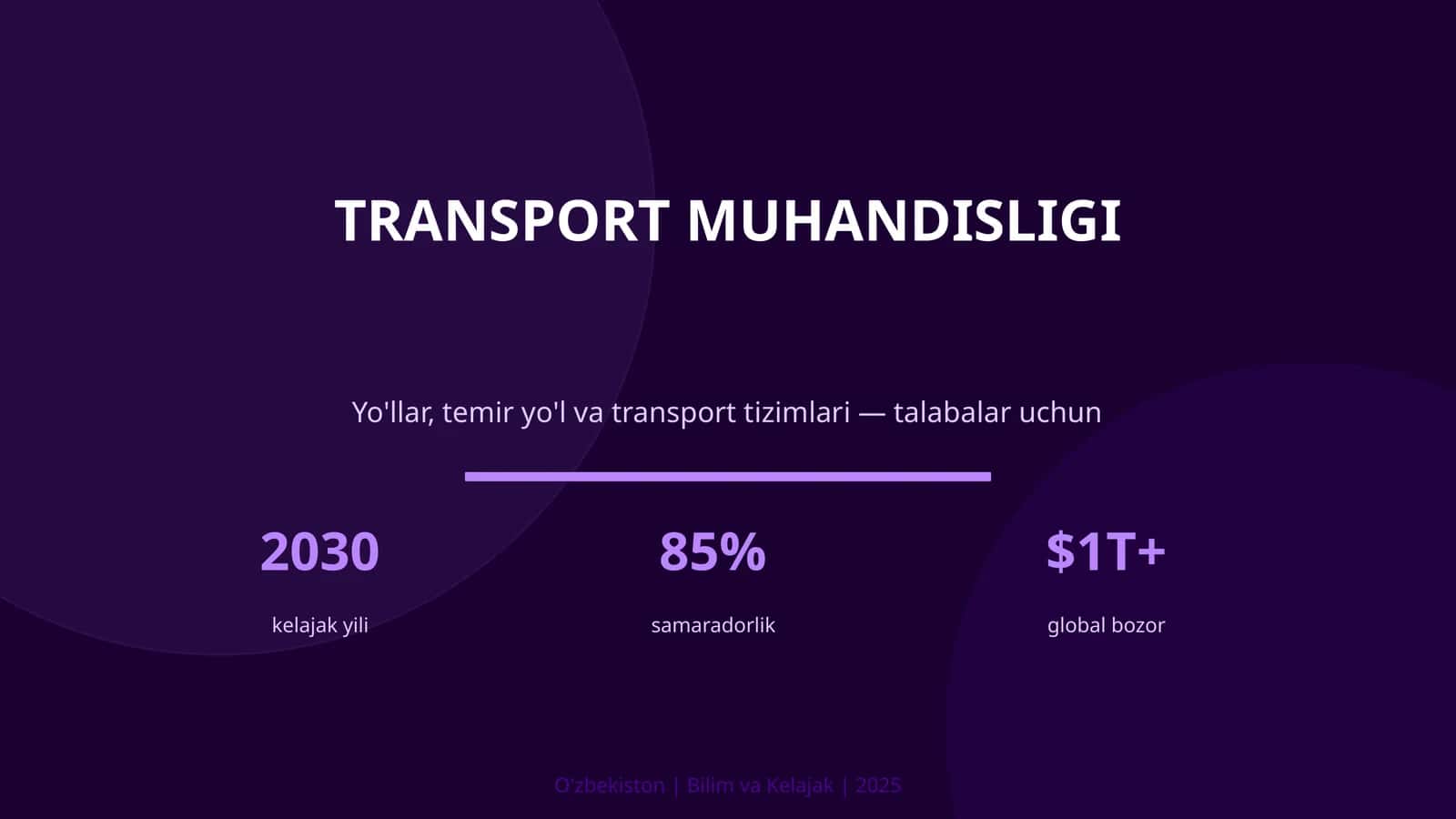 TRANSPORT MUHANDISLIGI 1