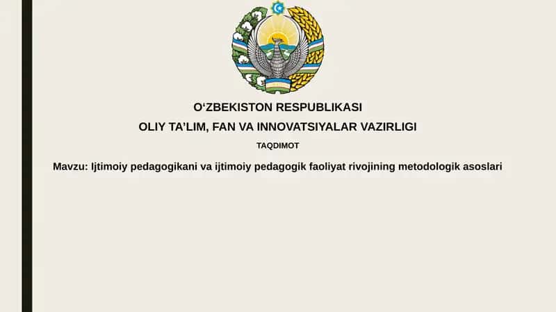 Ijtimoiy pedagogika 1
