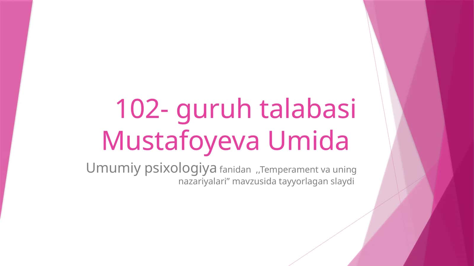 Temperament va uning nazariyalari 1