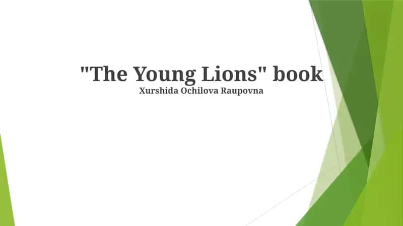 "The Young Lions" book 1